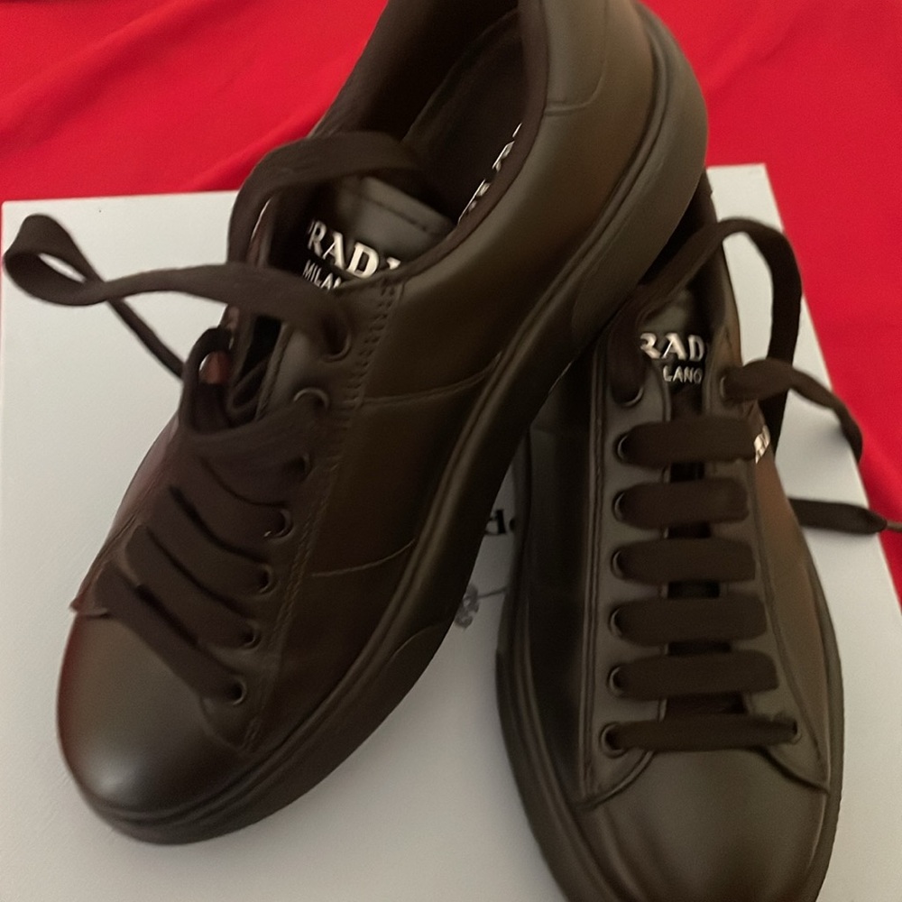 Prada leather snikers